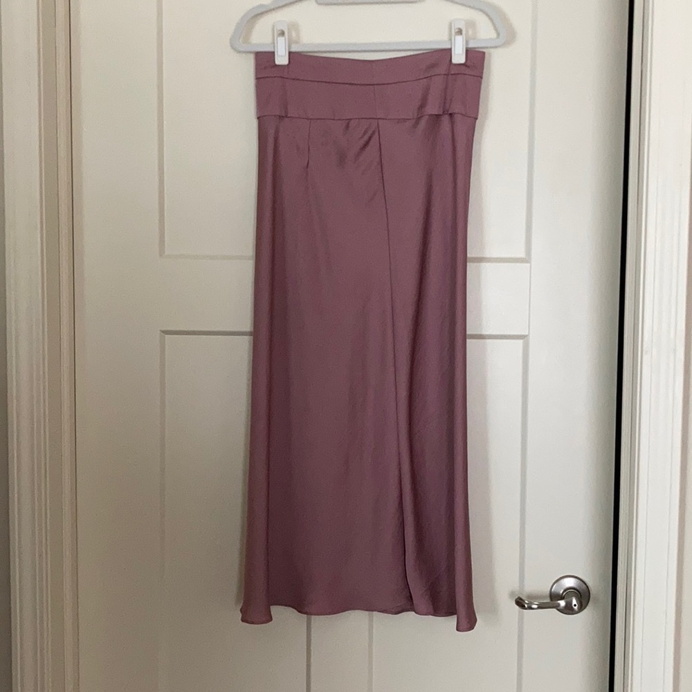 Satin Midi Skirt
